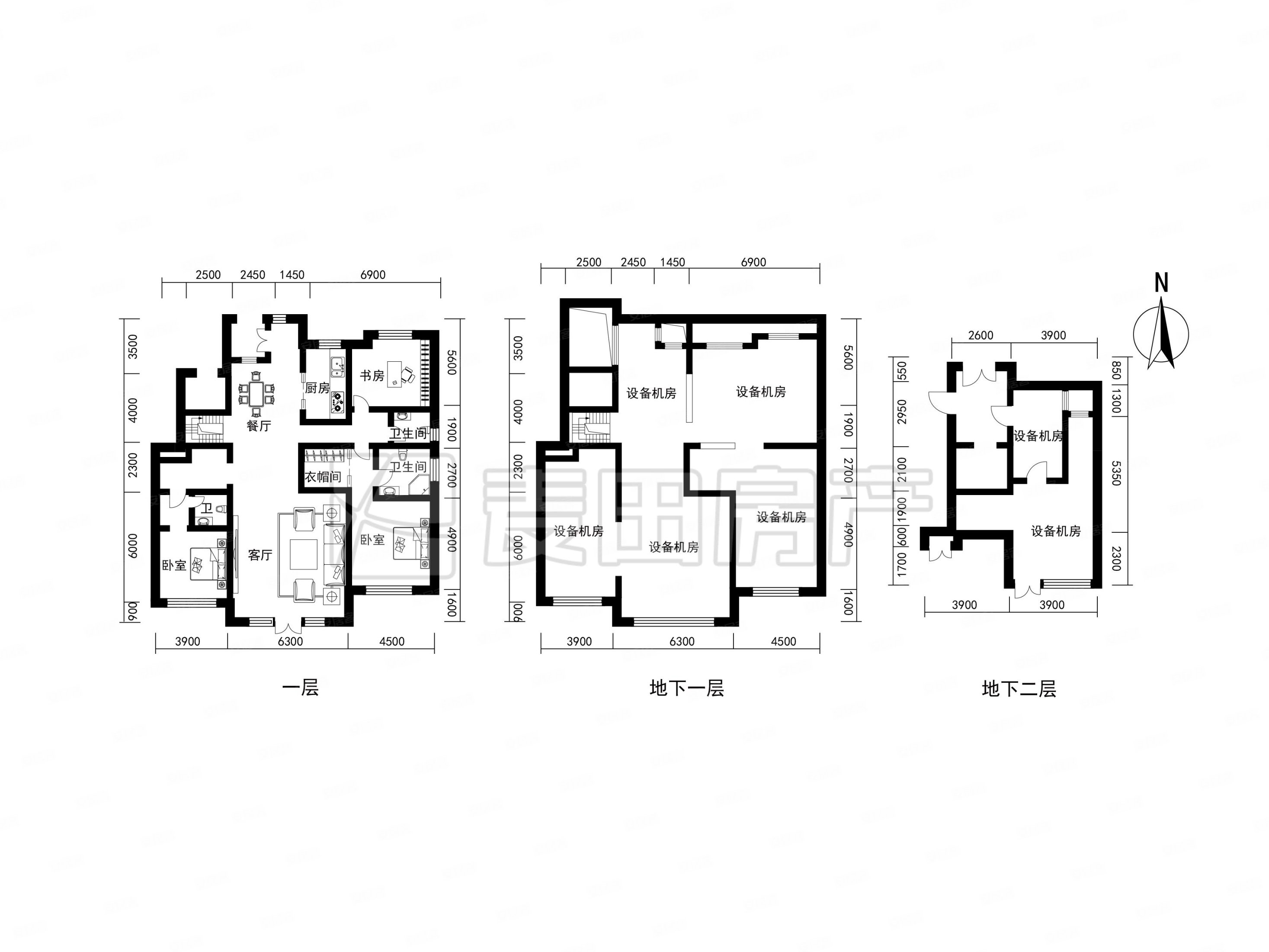 首开琅樾4室3厅5卫520.71㎡南北2170万