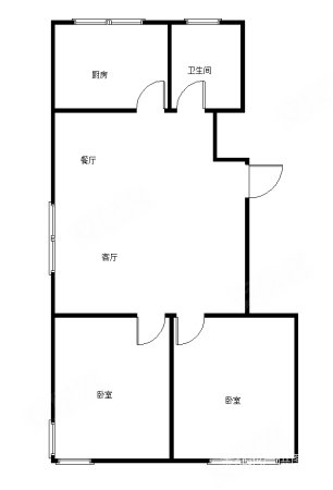 辰源雅景2室1厅1卫68.88㎡南北51.8万