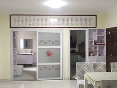 新沂建邺路锦绣华庭巴塞罗那前排，两室精装修，家具家都齐全1200月看房方便。出租房源真实图片