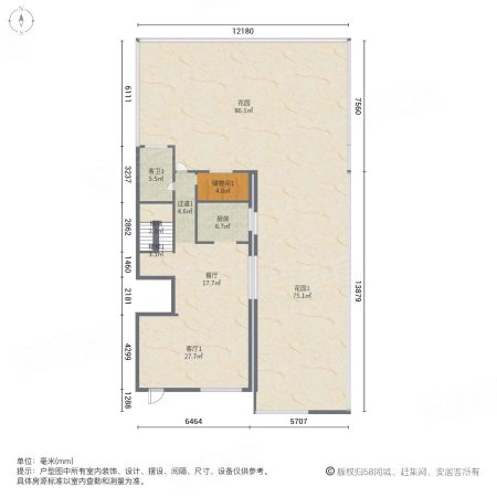 国瑞城瑞府6室3厅5卫319.27㎡南450万