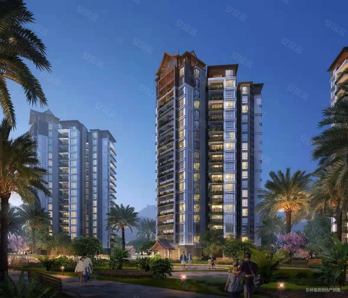 蔚蓝星辰3室2厅2卫93㎡南北45.6万