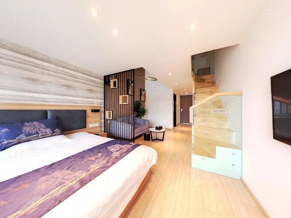 【多图】卓越宾果公寓,金水路租房,宾果公寓,套二两张床,民宿酒店式