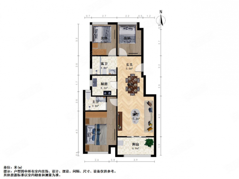 融创臻园  南北通透 交通便利 双卫 价格可聊