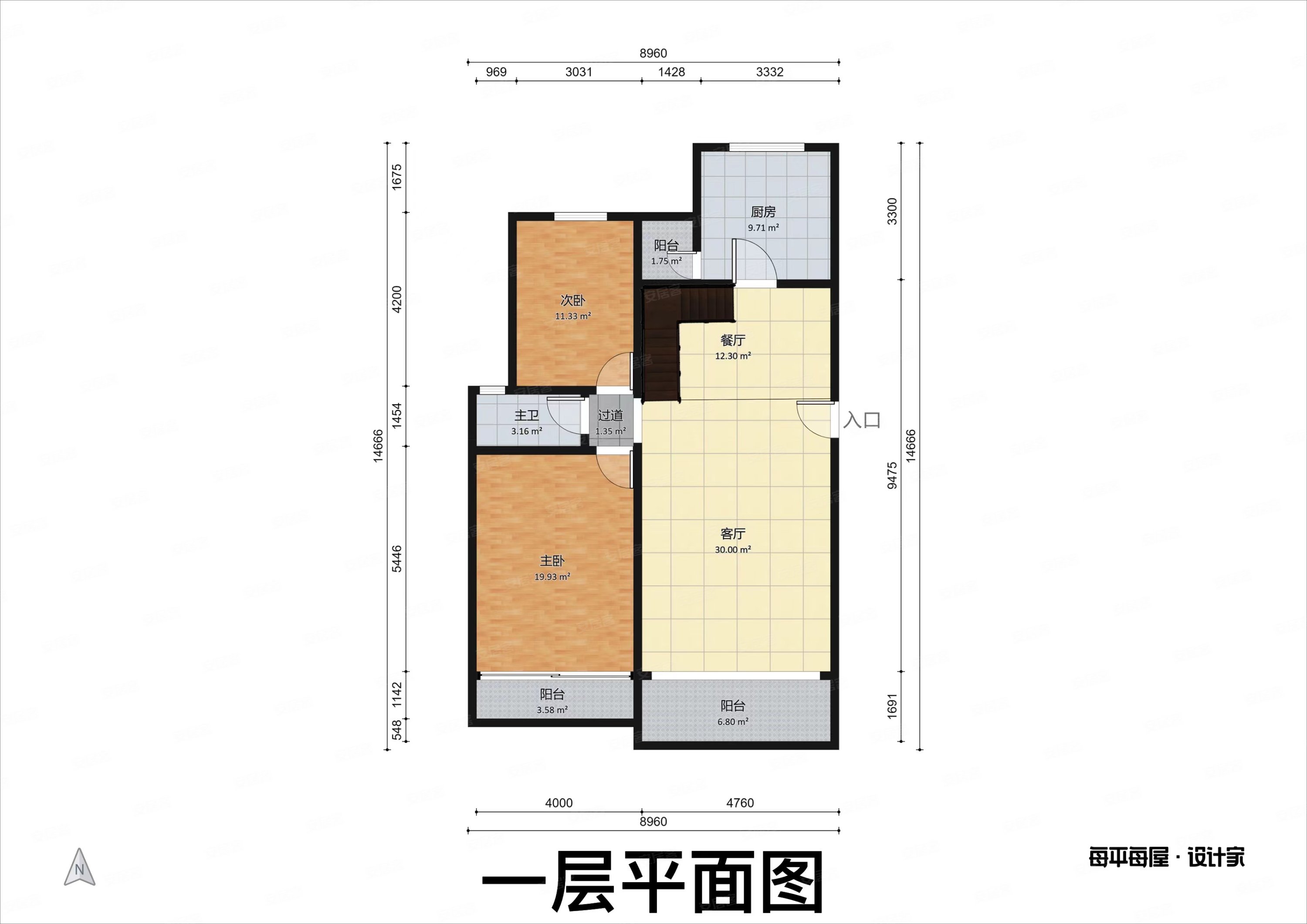 颐和星苑B区(戊1-戊24号楼)4室2厅2卫96㎡南550万