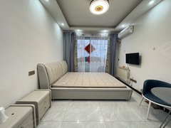 东海东海市区中央广场紧靠水晶城 望烟自建房一室精装公寓 家具家电齐全 随时看房出租房源真实图片