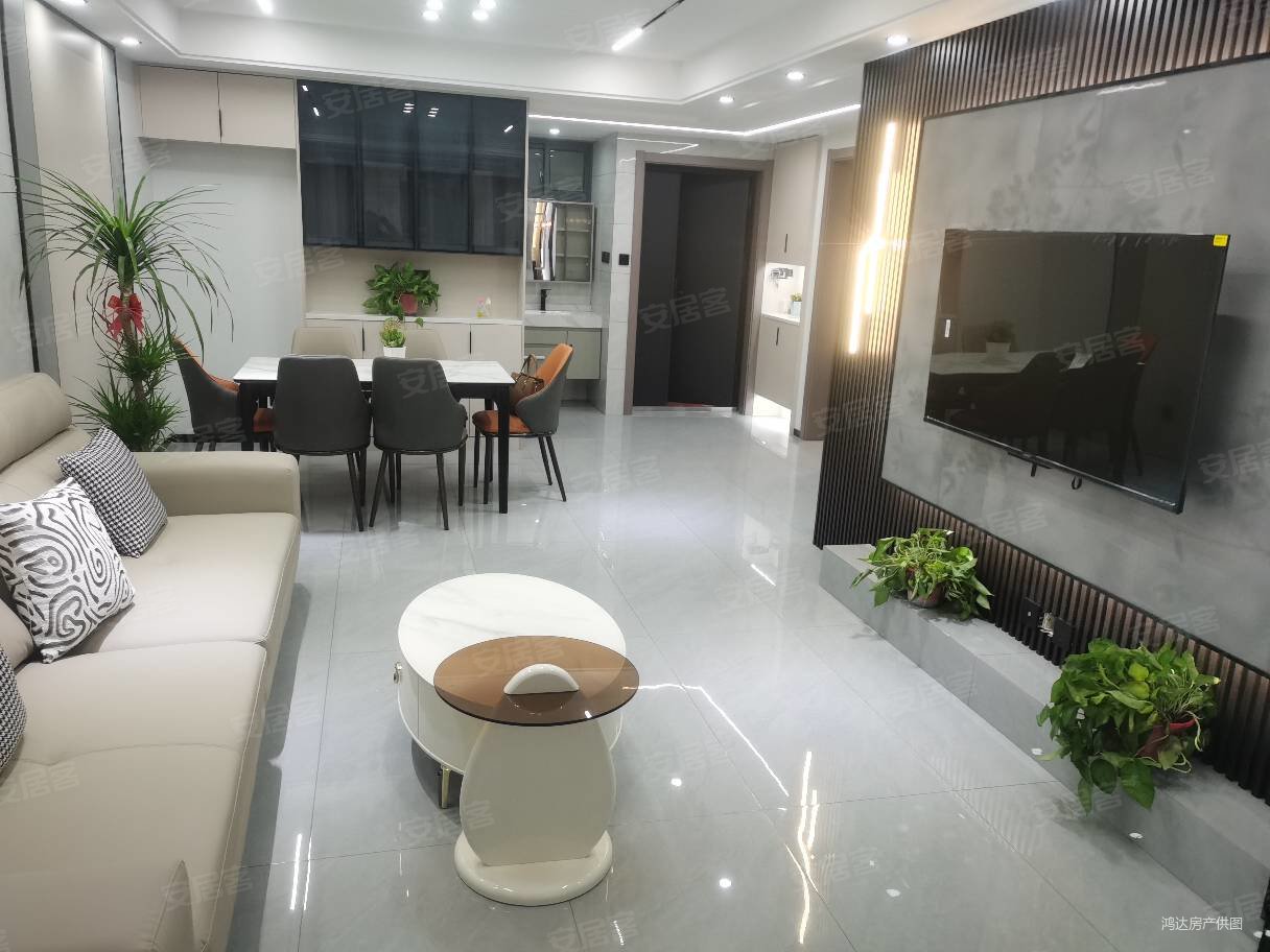 大家一手甘露茗苑一区好房出售12楼88平满两年豪华新装未入住