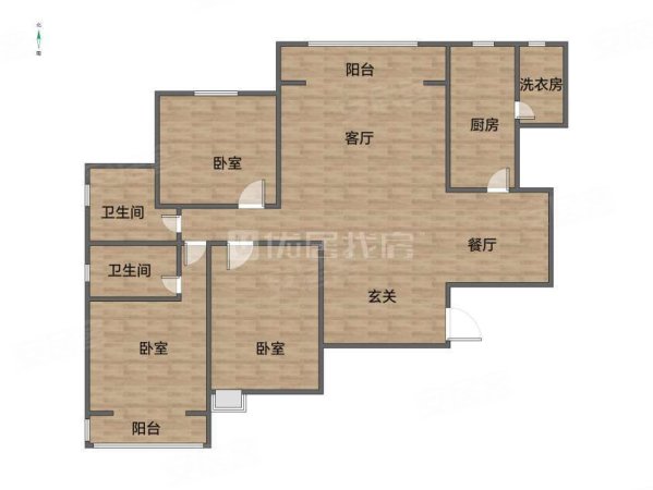 华夏公馆3室2厅1卫134㎡南73万