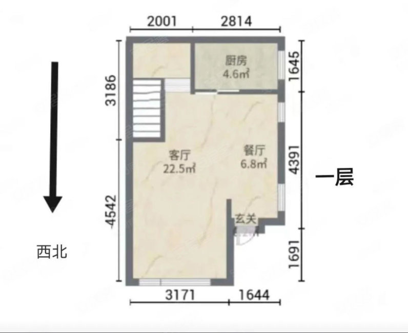 雅居乐花园灏湖居3室2厅3卫98㎡东北128万