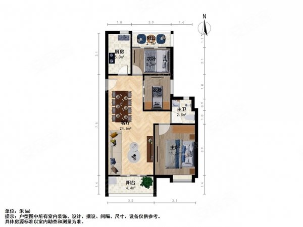 无锡滨湖滨湖融创朗山(溪岸景园二区36-49)带地暖,车位充足!