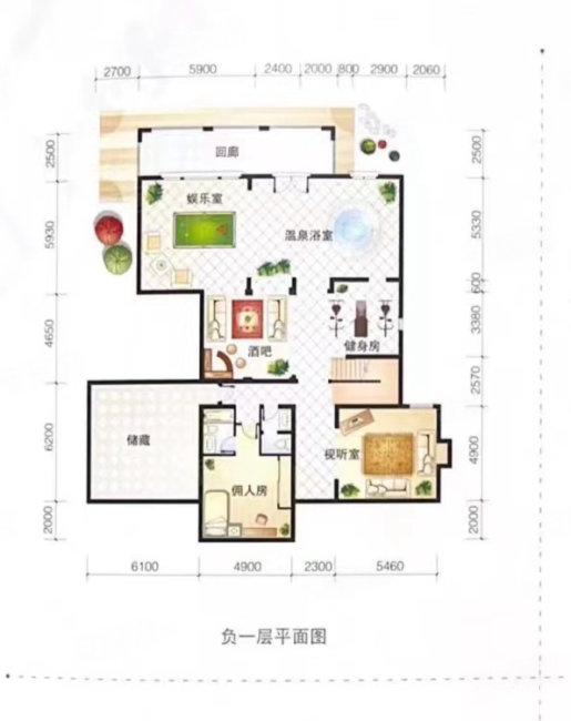 依泉美庐(别墅)6室5厅6卫477㎡南北530万