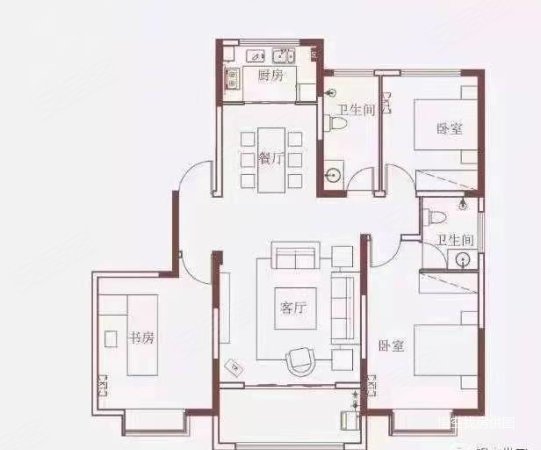 碧桂园天悦湾3室2厅2卫131㎡南北80万