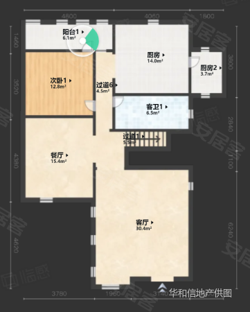 万通天竺新新家园(别墅)5室3厅4卫422.22㎡南北1699万