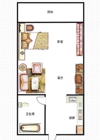 【多图】凤岭名园,凤岭北租房,美泉1612旁 轻奢风大单间 全新配置 有