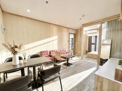 厦门翔安翔安新城近隧道口翔安新城闽蓝城市广场雅美家soho原木风两室带落地窗出租房源真实图片