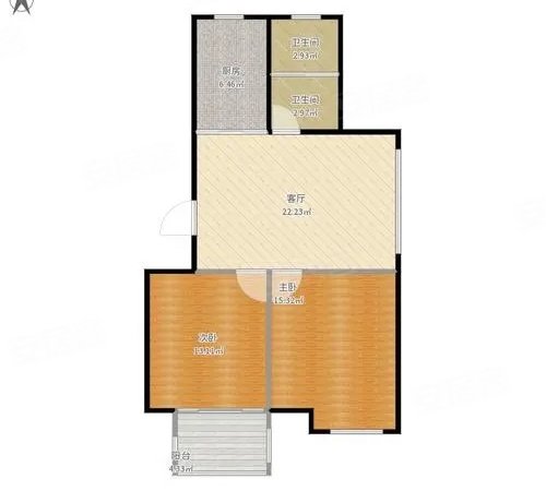 【多图】建德花园牡丹苑,长征租房,靠近凌空建滔商业广场朝南主卧一室