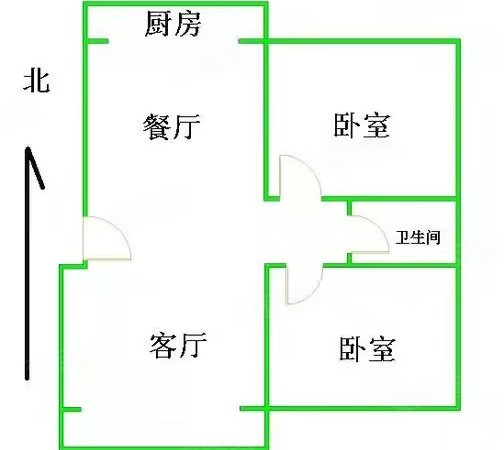 【多图】石门新居,百子湾租房,石门新居两室一厅出租7号线百子湾站
