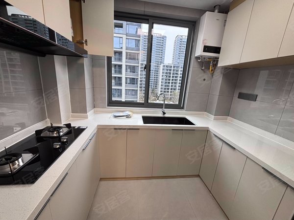 海宁长安镇农发区万城杭悦府下沙奥莱 杭悦府 精装修3房2卫 可合租 拎包入住 有密码出租房源真实图片