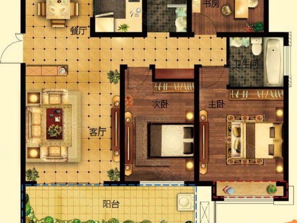 亳州谯城缤纷城绿城桐华郡空房出租  绿城桐华郡 1250包物业 洋房边户
