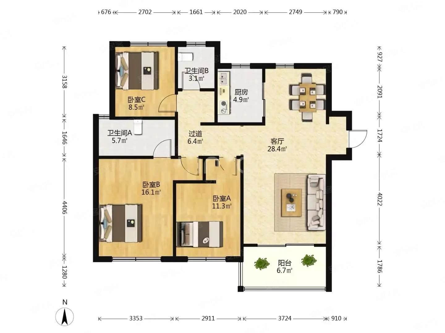 南京房产网>南京二手房>建邺二手房>奥南二手房>鲁能公馆(建邺)>1440