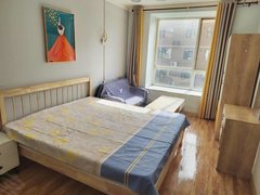 晋中榆次万达广场免物业费网费！可月付 鑫悦小区 朝南独卫一居 龙湖街万达对面出租房源真实图片