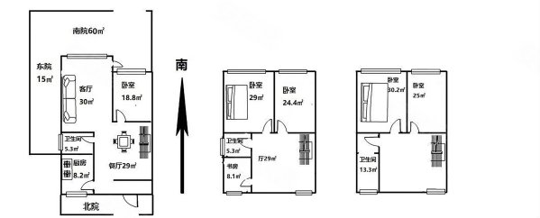 金厦新都澜溪园(别墅)3室2厅3卫210㎡南799万