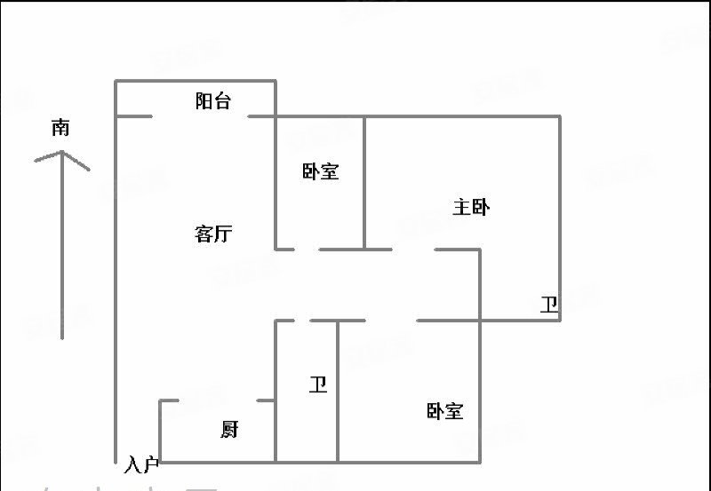 碧桂园未来城3室2厅2卫120㎡南北72万