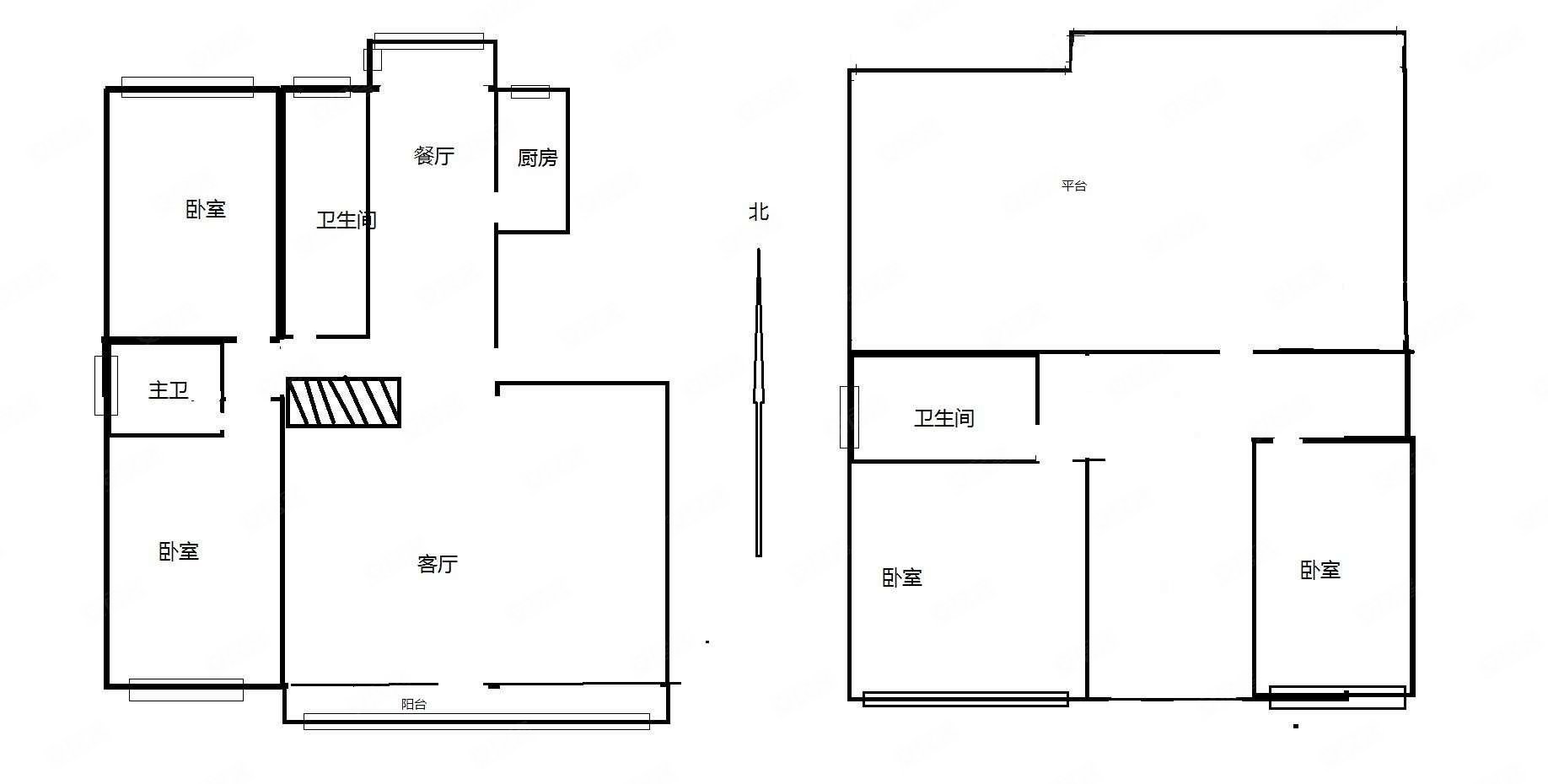 电梯洋房 鑫界 别墅区 跃层 挑高客厅 大平台 满二,鑫界王府二手房