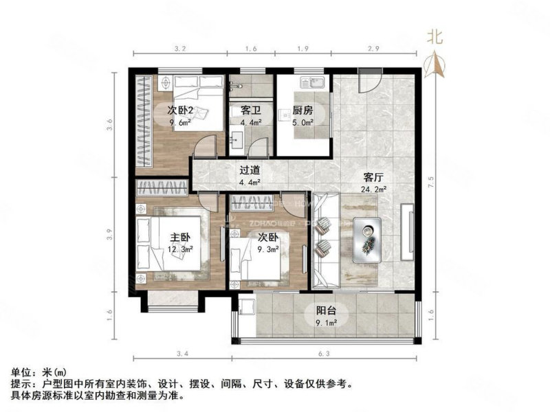 广安澜湖郡户型图图片