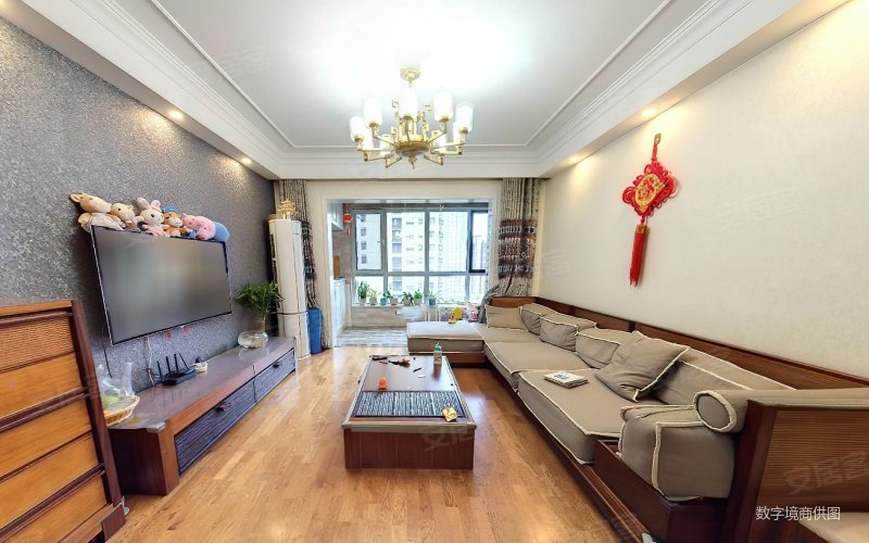 万科高新华府 138平 精装三室 南北通透 带大