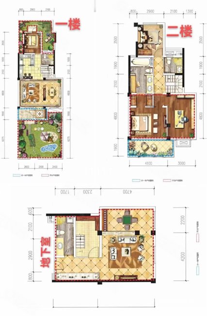 全小区性价比 151w仅契税 清水联排 前后花园 空置房,万锦城二手房