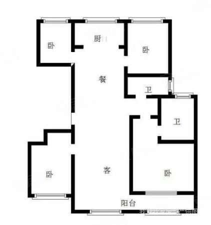 绿城诚园4室2厅2卫142㎡南北128万