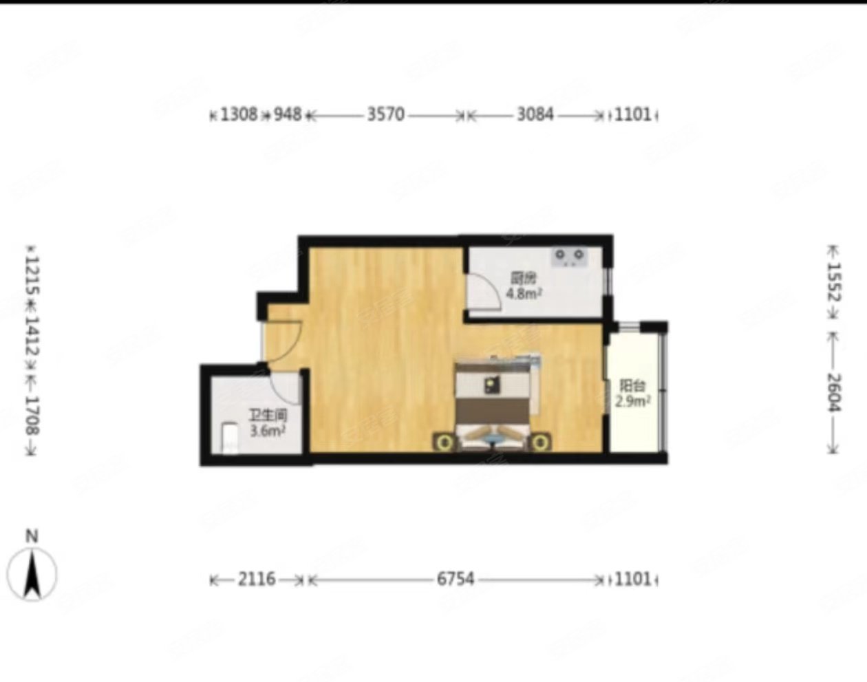 惠民家园二区满五电梯房居住密度低商品住宅