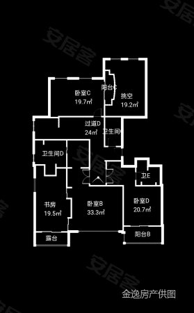 西首边套靠河388平御玺户型幢一套在售