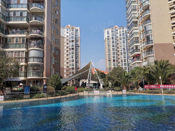 昆明西山大商汇华都花园a区华都a区南北通透板房精装修2房出租房源