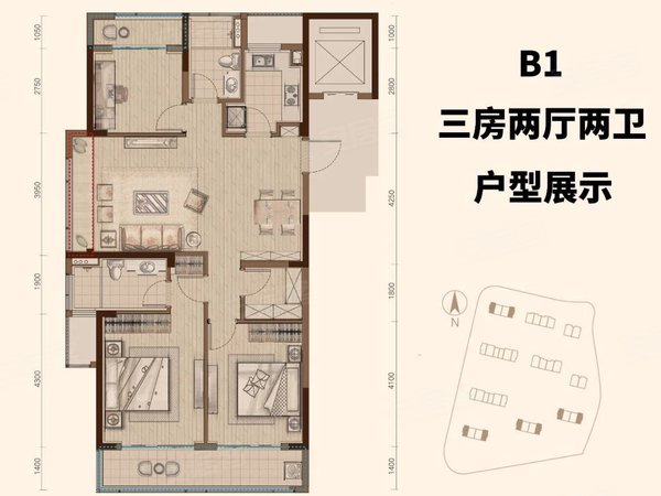绍兴越城市区环内金昌白鹭凤林金昌白鹭凤林 3室2厅2卫 南北通透 115