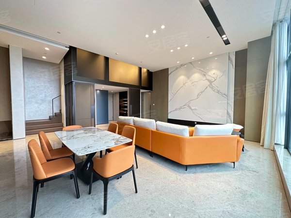 杭州滨江区政府星耀中心悦casa,豪宅大平层,挑高很不错,全屋落地窗