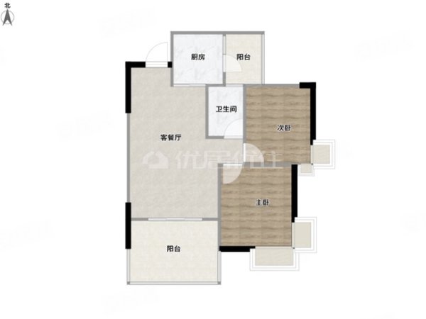 南宁西乡塘安吉桃花源祈福城桃花源祈福城 2室2厅1卫 78平 电梯房出租