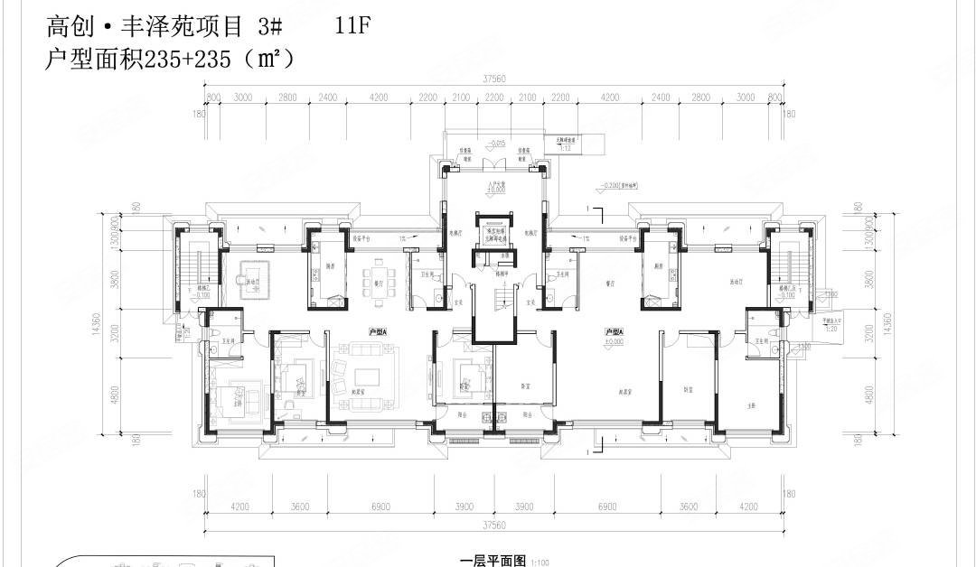 郓城丰泽家园户型图图片