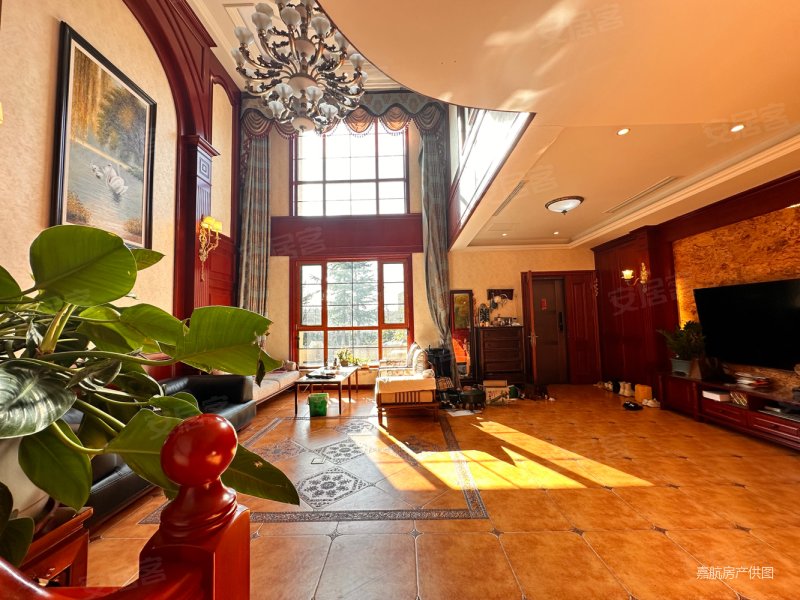 南入户 客厅挑空豪装联排别墅 带车库院子领包入住,中海大观天下蔷薇