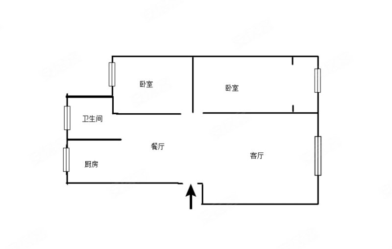 急 八一南73平米两室中装14万可小刀民族可过户