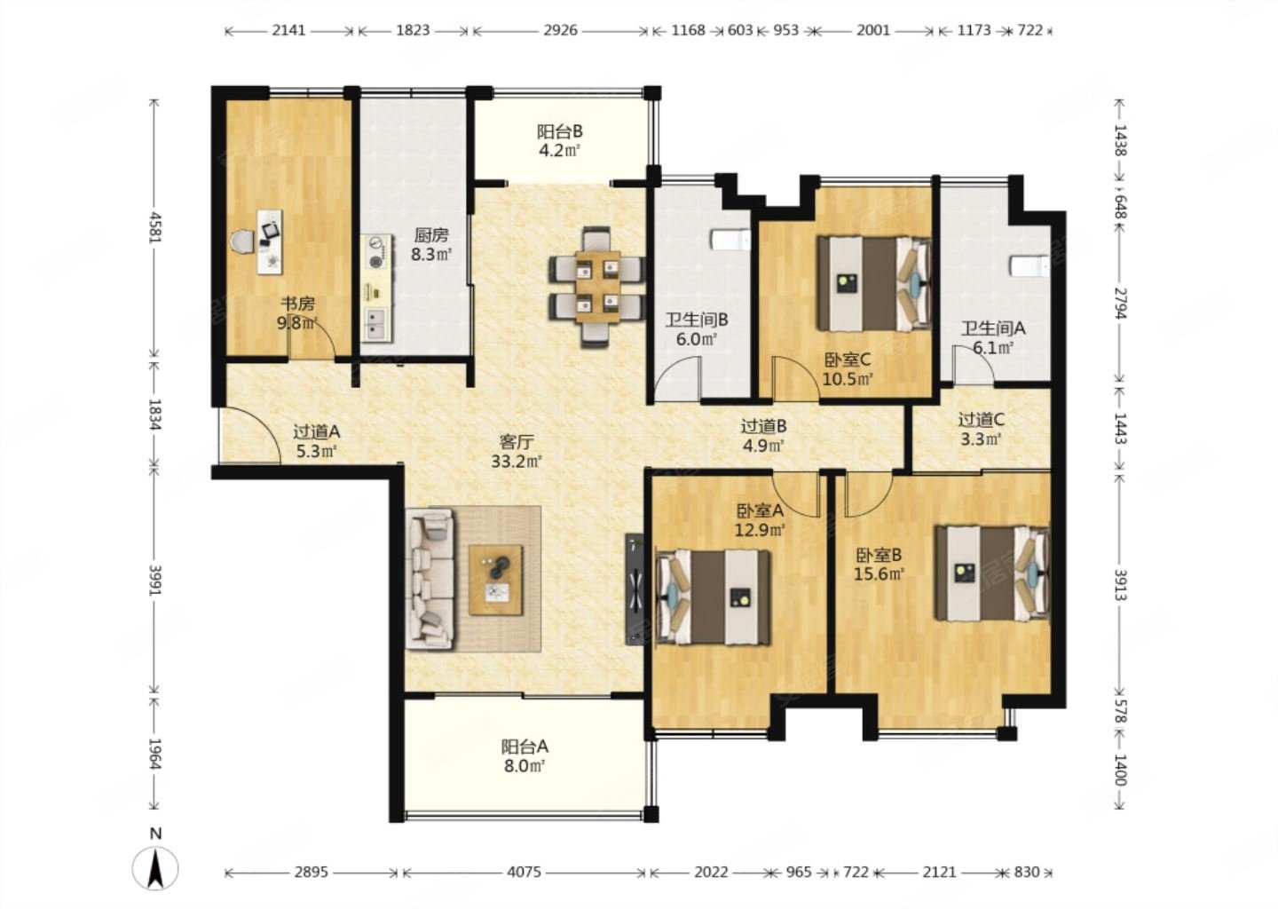 新上好房满五有地暖精装修保养如新有车位
