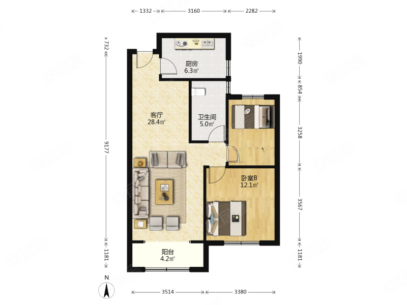 青岛房产网>青岛二手房>李沧二手房>李沧周边二手房>水岸香都>