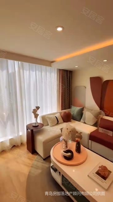 崂山m11地铁口 精装loft 民水民电带地暖 可托管,鲁商蓝岸丽舍(商住楼