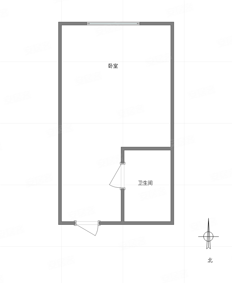 金科天宸十二街区1室1厅1卫29㎡南21万