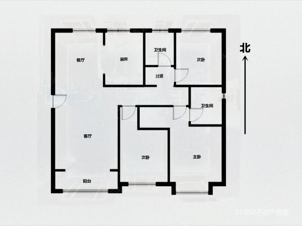 融创臻瑞园3室2厅2卫127㎡南北182万