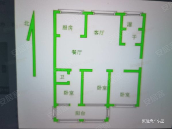 聊职学院家属院3室2厅1卫96㎡南北70万