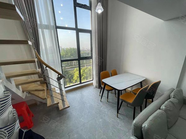 无锡新吴江溪中邦欢乐颂欢乐颂精装公寓 (超大落地窗 )楼下商业齐全