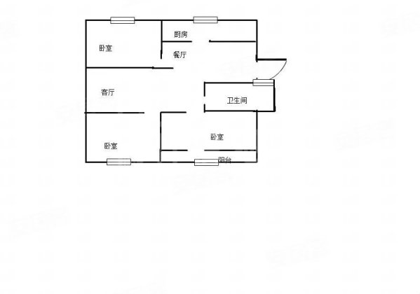 修远中学小区3室2厅1卫88㎡南北79.7万