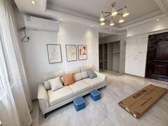 台州温岭温岭市区广鑫名苑家具全新一室一厅万达九龙附近烧燃气新装修出租房源真实图片