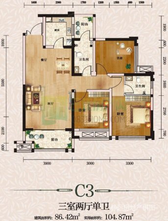 北新国际二手房, 3室2厅2卫, 58.8万元 - 宜宾58安居客